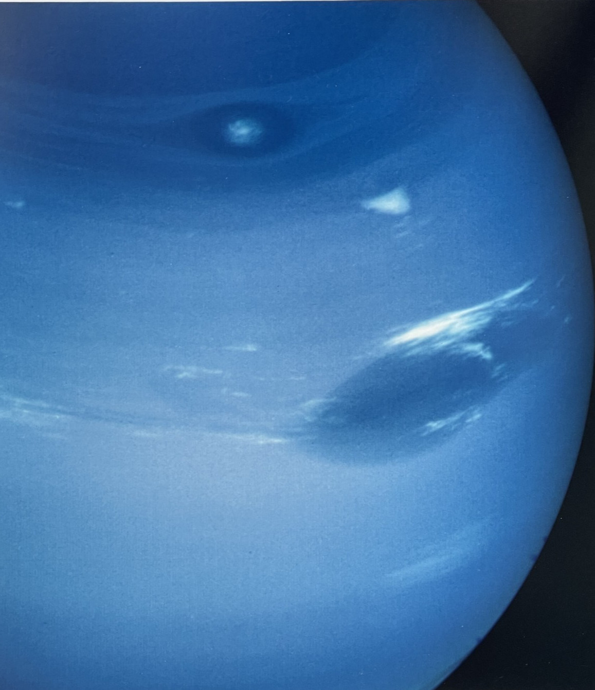 NASA PHOTO SPACE NEPTUNE VOYAGER  JPL KODAK PAPER TYPE 1 CHROMOGENIC