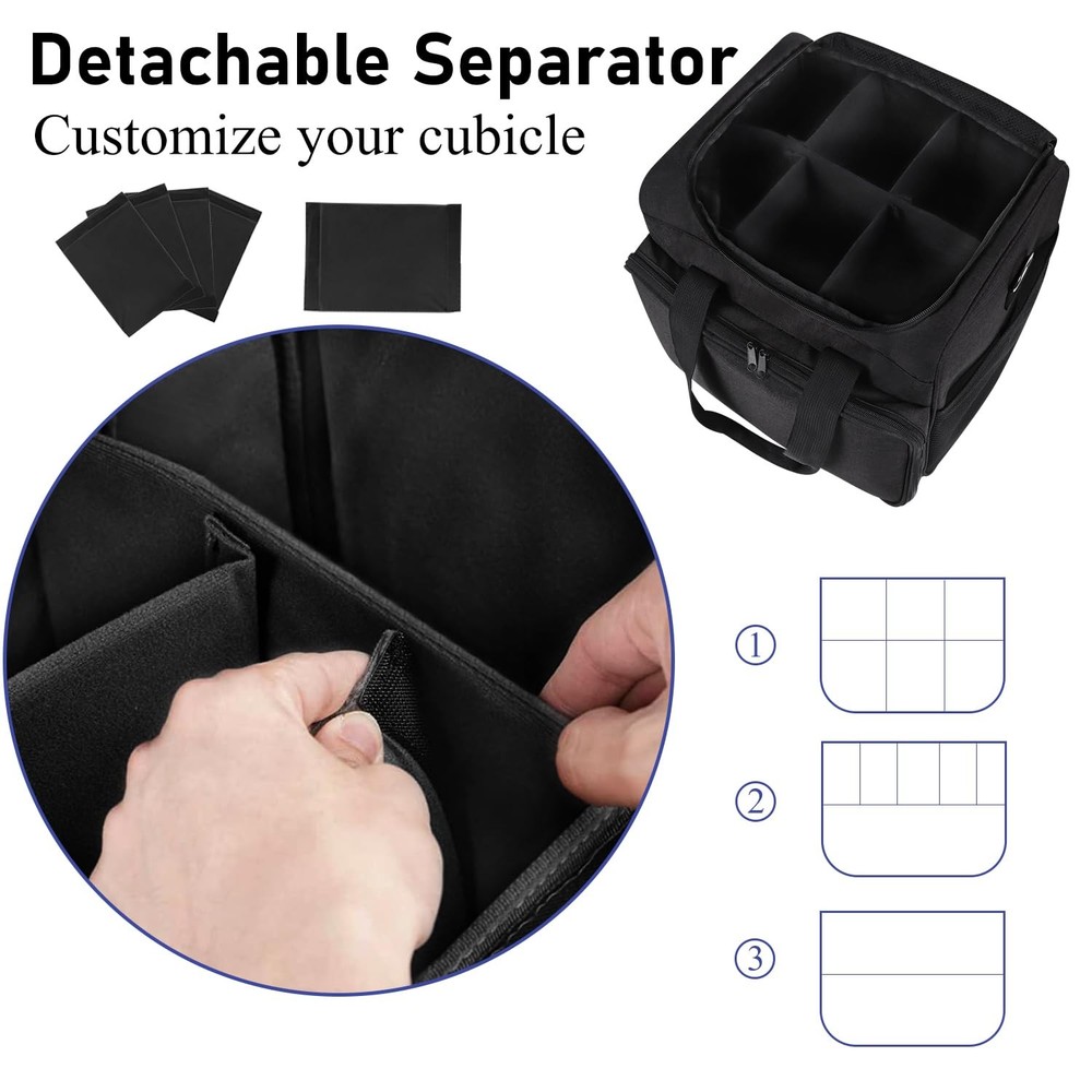 Cable Organizer Bag,Cable Management Box Cord Organizer Case,Electronics Cord...