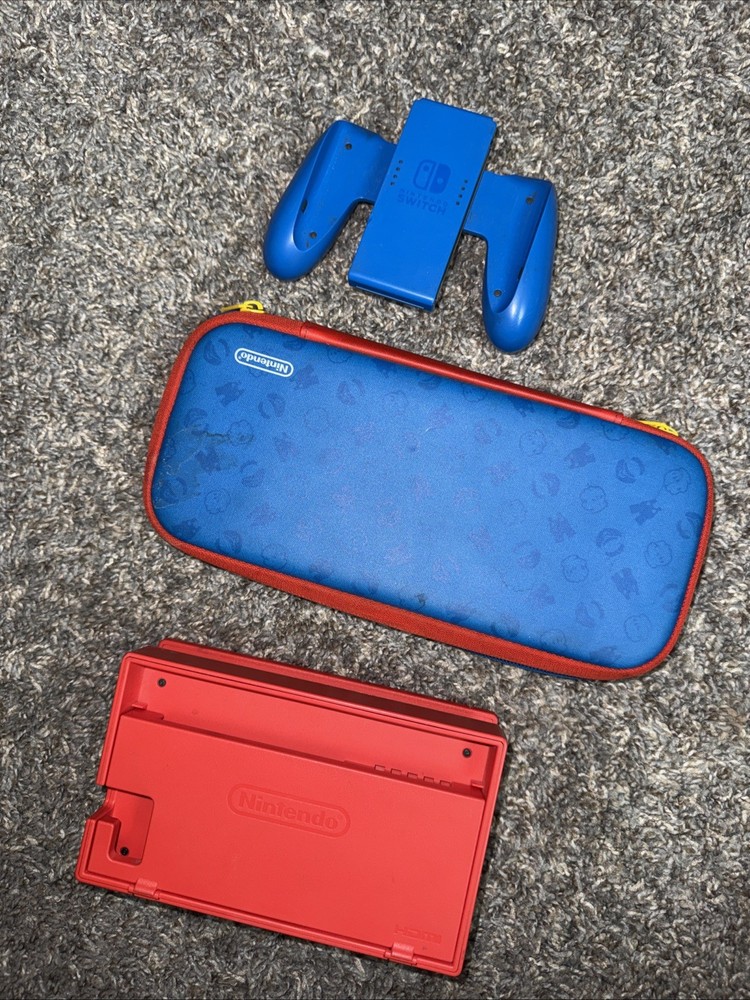 Authentic Mario Red&Blue Edition TV/CHARGE DOCK+CASE+HOLDER [Nintendo Switch]