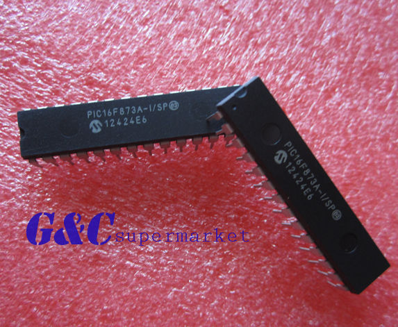 2PCS PIC16F873A-I/SP PIC16F873A DIP-28 Enhanced FLASH Microcontrollers IC NEW