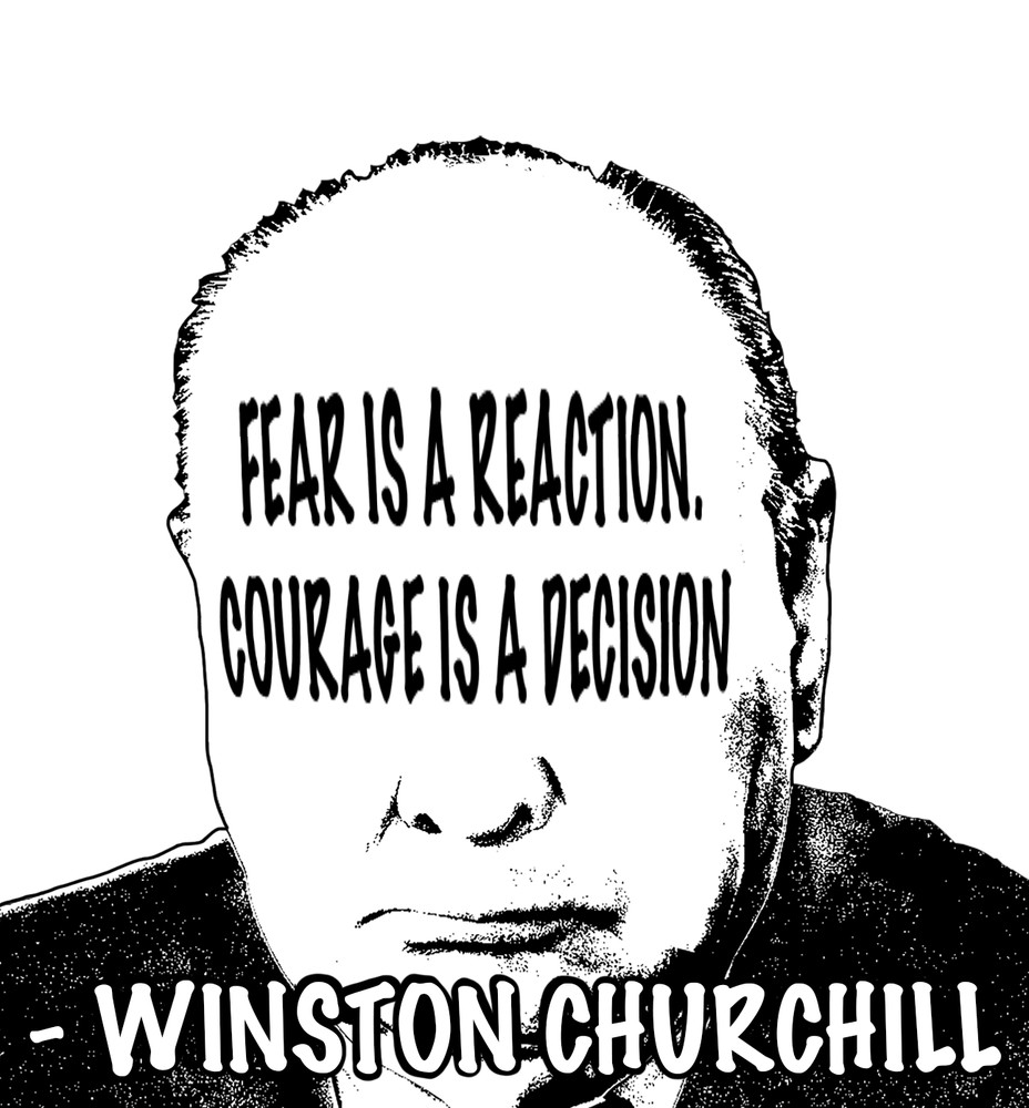 Winston Churchill Quote Sticker Collection