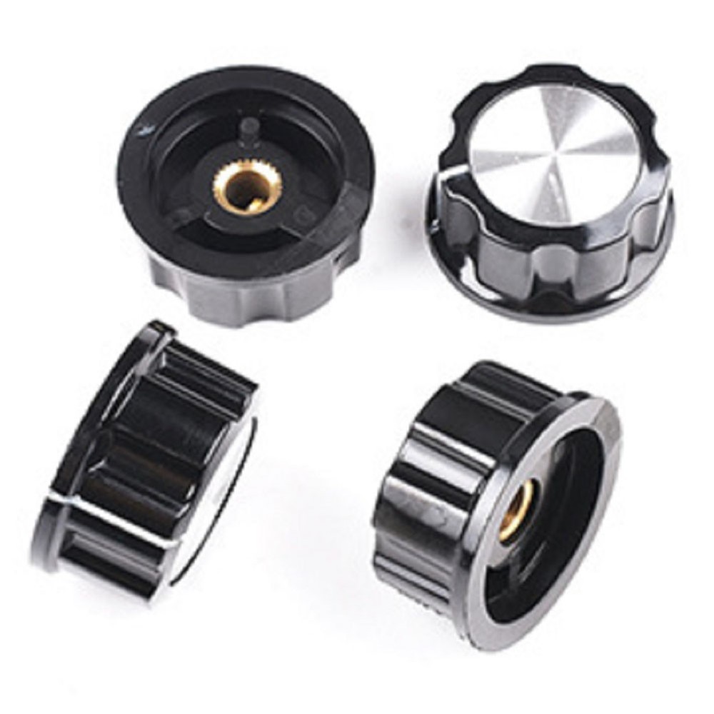 Premium Black A03 Potentiometer Knobs for Improved Performance Set of 10