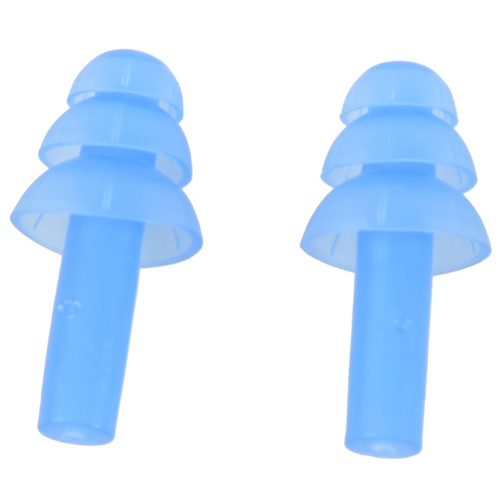 Pair Swimming Dive Flexible Silicone Ear Plugs Earplug  G7B65080