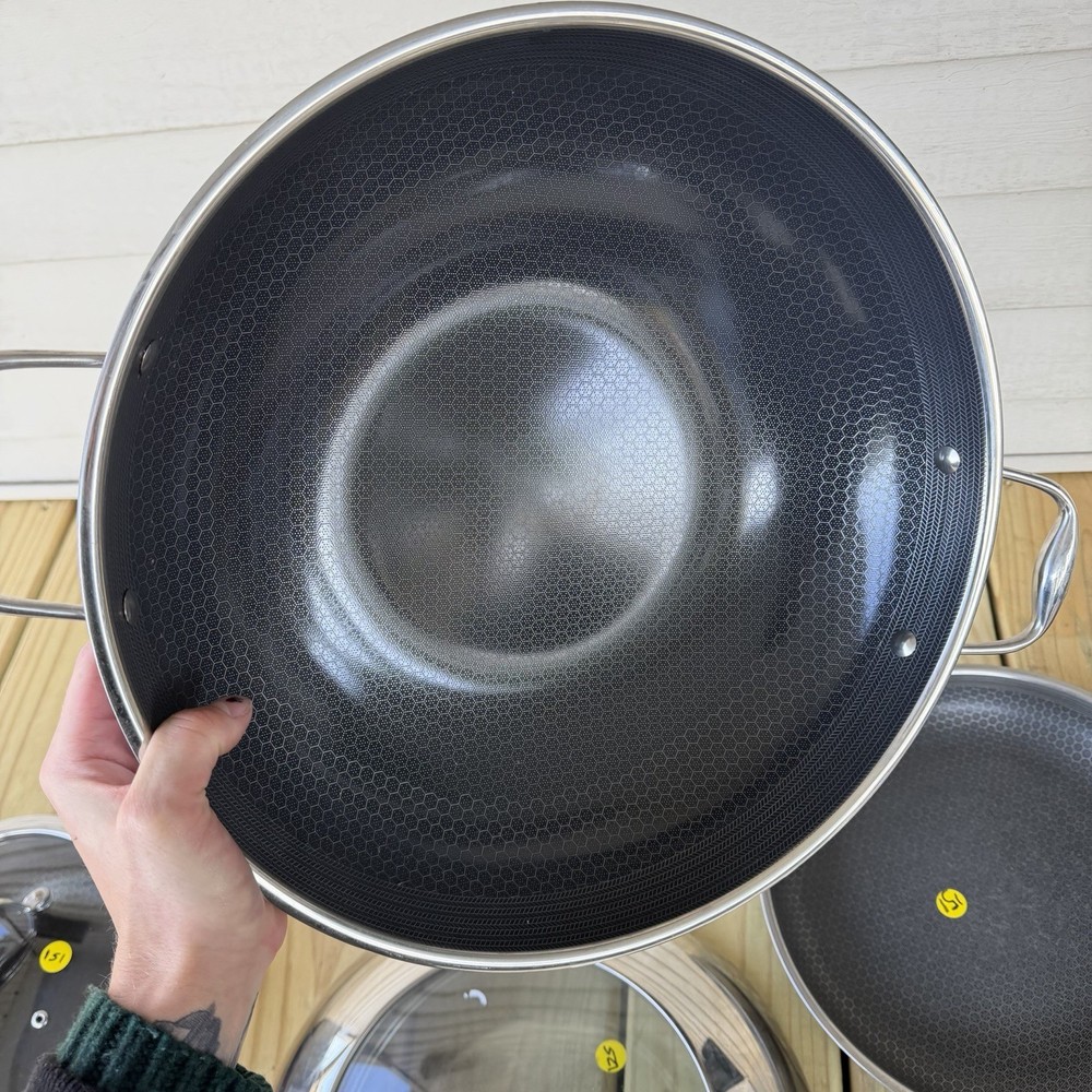 Hexclad Hybrid Cookware 10 Piece Set Preowned Great Condition