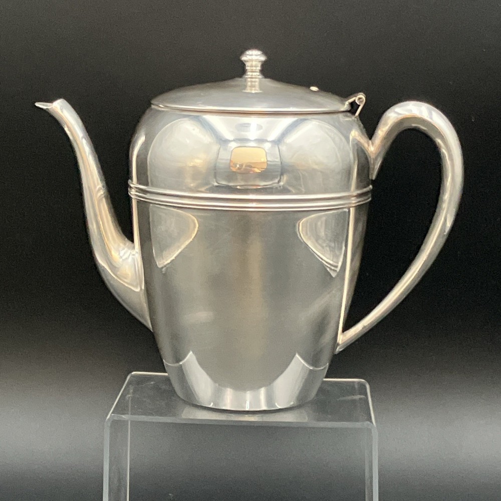 Vintage Keystonwear Silver Plated Tea Pot 6.5” Tall Classic Silverplate