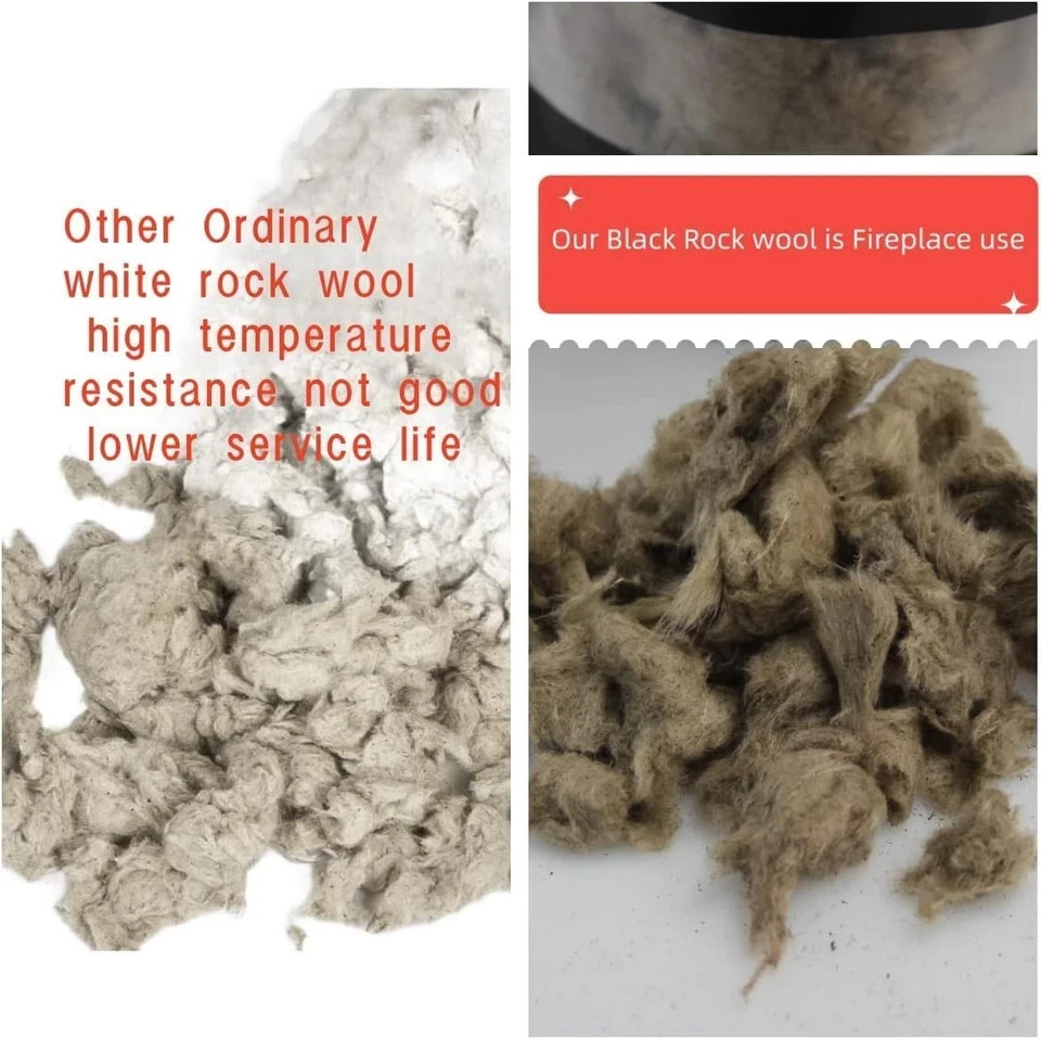 Rock Wool 4oz for Gas Logs