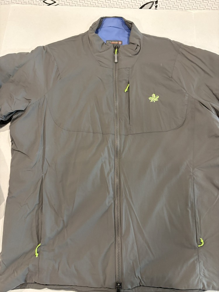 Peter Millar Men’s Puffer Coat Large Gray
