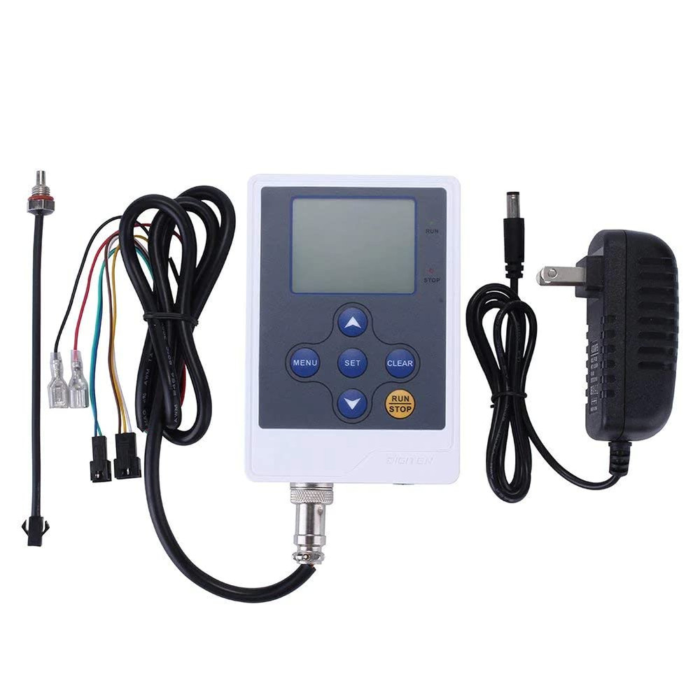 Water Flow Control LCD Display+G2"Flow Sensor Meter+12V Power