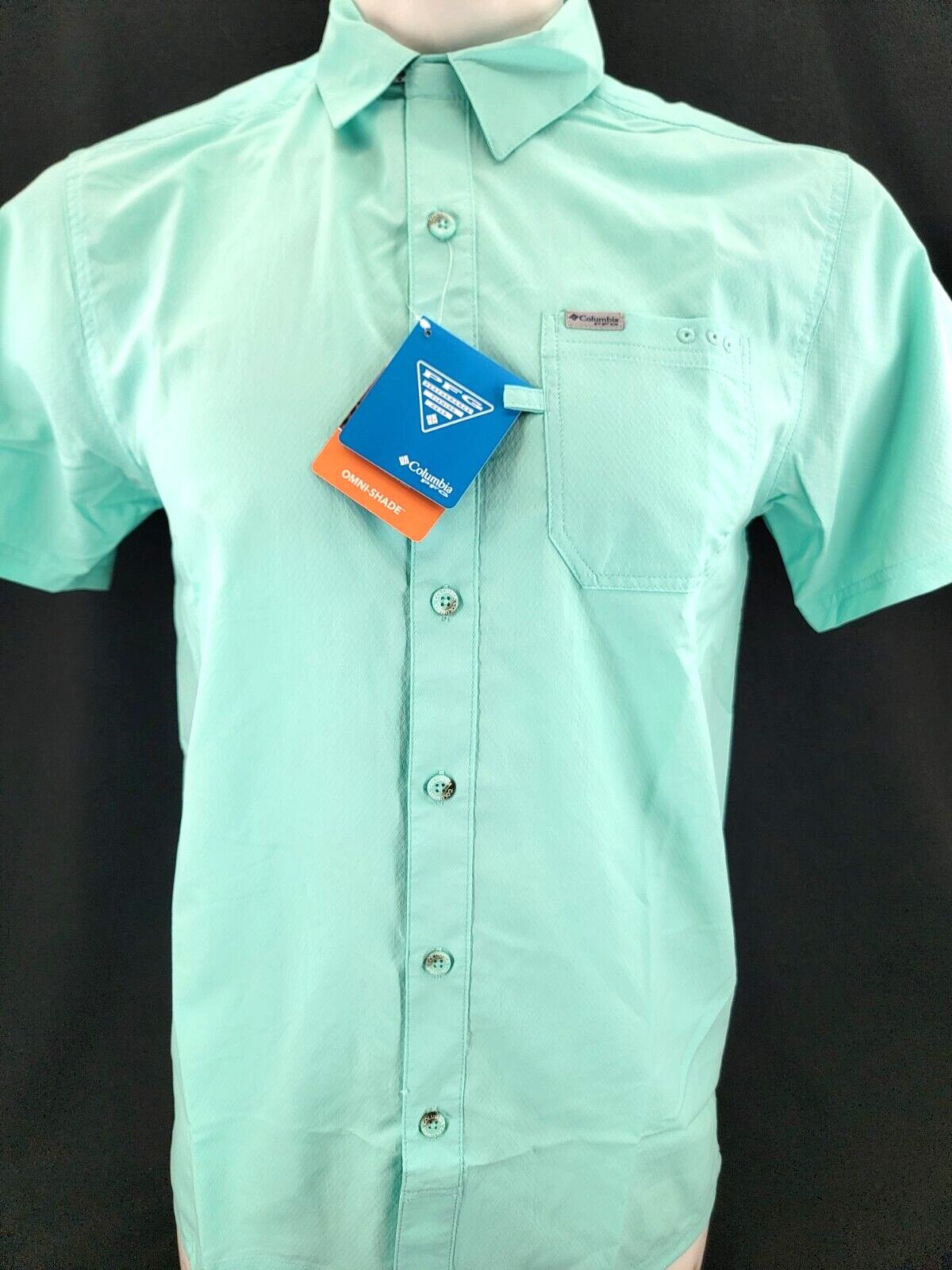 Columbia PFG Slack Tide Camp SS Button Up Shirt Mens 2XL