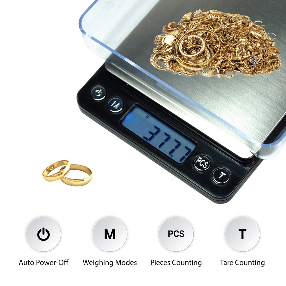 Horizon High Precision, Professional Grade Small, Mini, Pocket Digital Scale ...