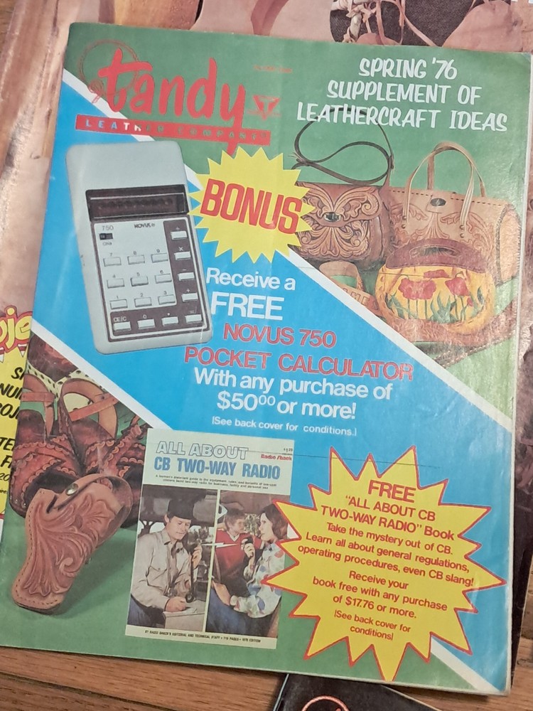 Vintage Tandy Leather Catalogs 1970s 7 Total