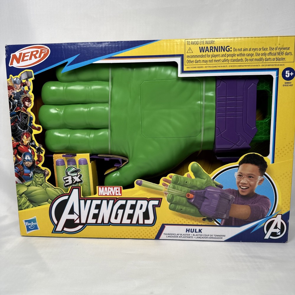 Marvel Avengers Nerf Hulk Thunderclap Blaster