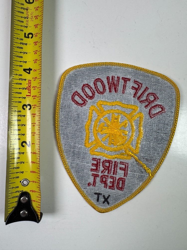 Driftwood Fire Texas TX Patch M6