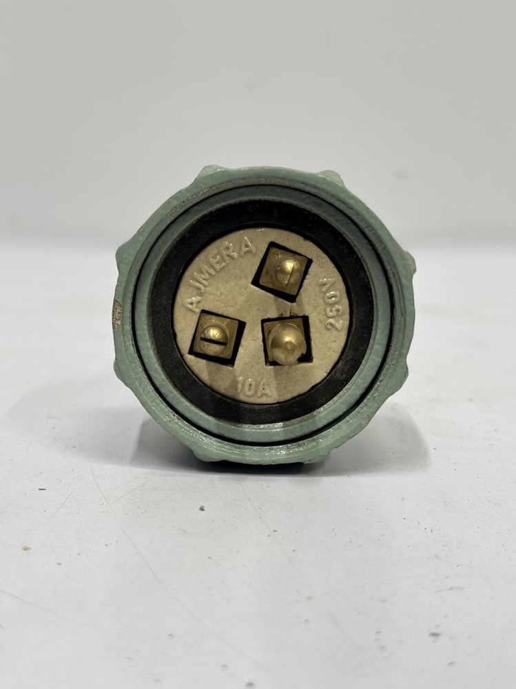 Classic Maritime Electrical Fixture | Reclaimed Aluminum Ship Switch & Socket