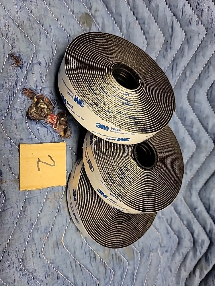 60Ft X 1 Inch Hook Only Side  with Adhesive Read Description