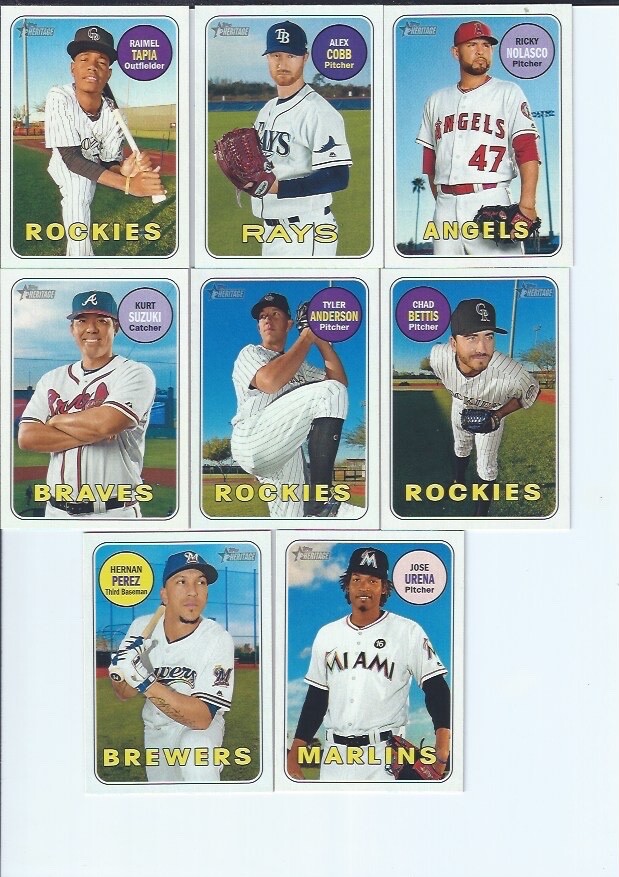 Jose Urena 2018 Topps Heritage Short Print