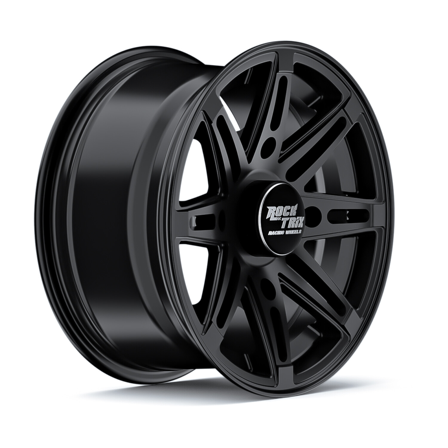 4pcs 15" RockTrix RT103 ATV UTV Wheels Rims | 15x7 | 4x137 4/137 | 4+3 Offset