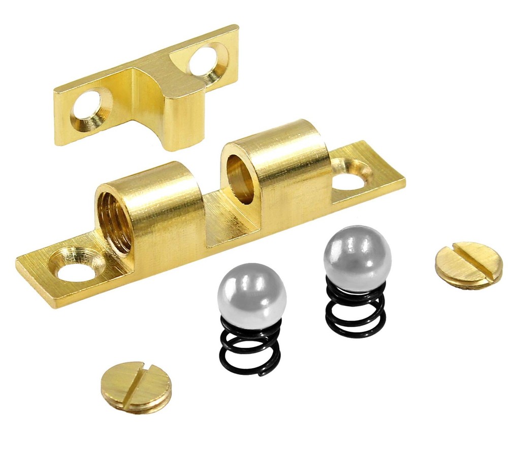 12Pcs 2"/ 50mm Double Ball Tension Roller Catch Latch, Solid Brass Hardware F...