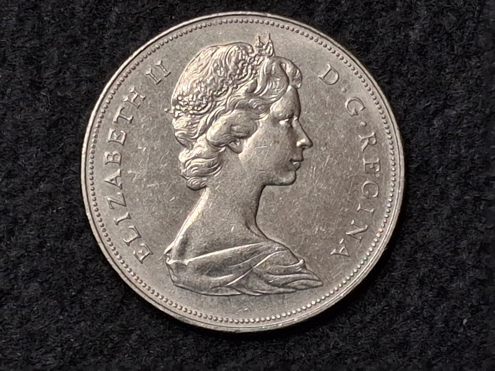 1969 Canada Voyageur One Dollar Coin