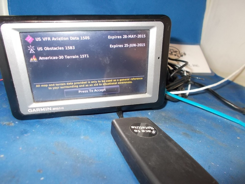 GARMIN AERA 510 WRAM MOUNT & ANTENNA