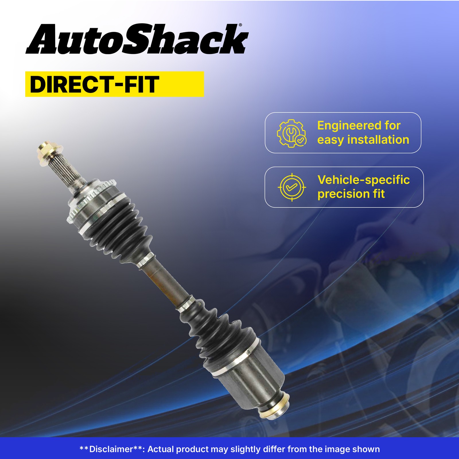 Front CV Axle Shafts for 2012-2017 Hyundai Accent