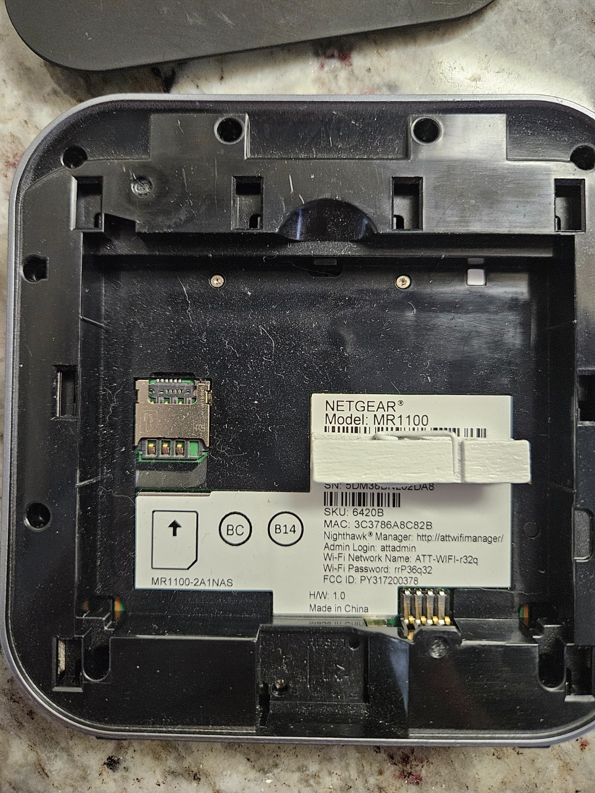 NETGEAR Nighthawk M1 MR1100 Mobile Hotspot Router - Black (AT&T)