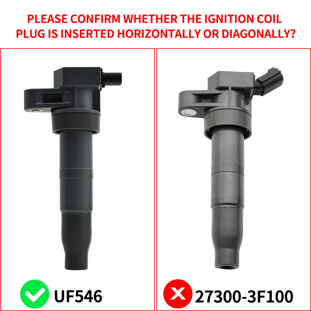 Cnpapc 6*Ignition Coil &Spark Plug for Hyundai Santa Fe Kia Sorento Sedona UF546