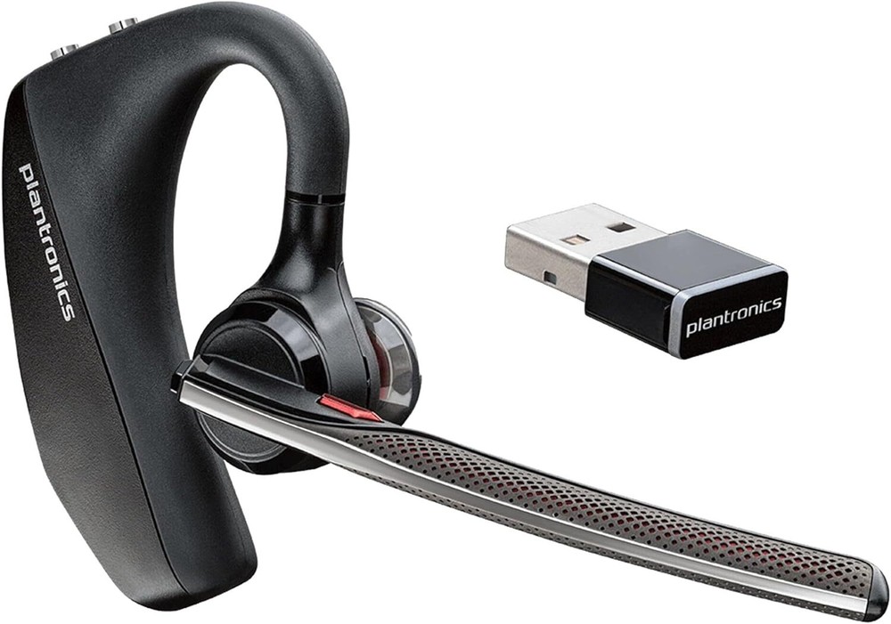 Plantronics Poly Voyager 5200 UC Bluetooth Headset System w/ USB Type A Adapter