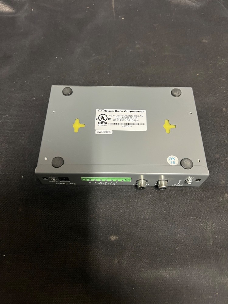 Syn-Apps Cyber Data 011145E 021059H VoIP v3.4 Paging Relay Server