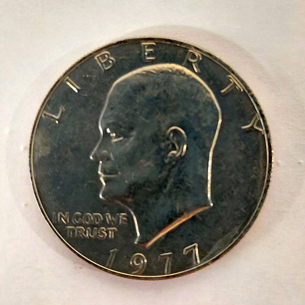 1977 P Eisenhower Ike Clad $1