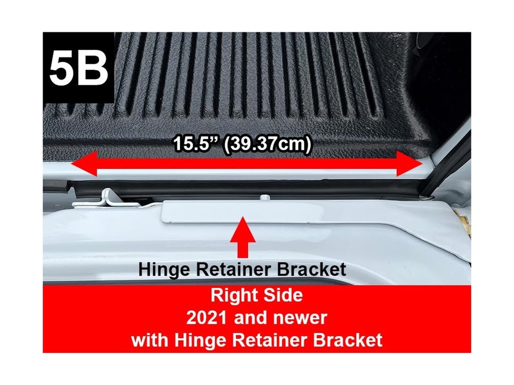 ESI ROK BLOCK Tailgate Gap Cover 4.25" width