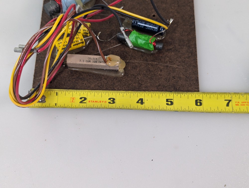 One BOSTON ACOUSTICS 2-WAY CROSSOVER FROM A120 MODEL SPEAKER