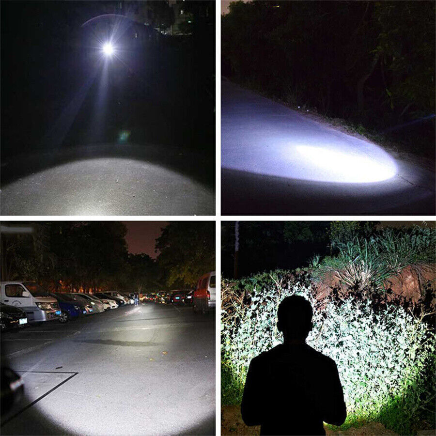 Portable Mini Flashlight USB White LED Light Keychain Torch with 10180 Battery