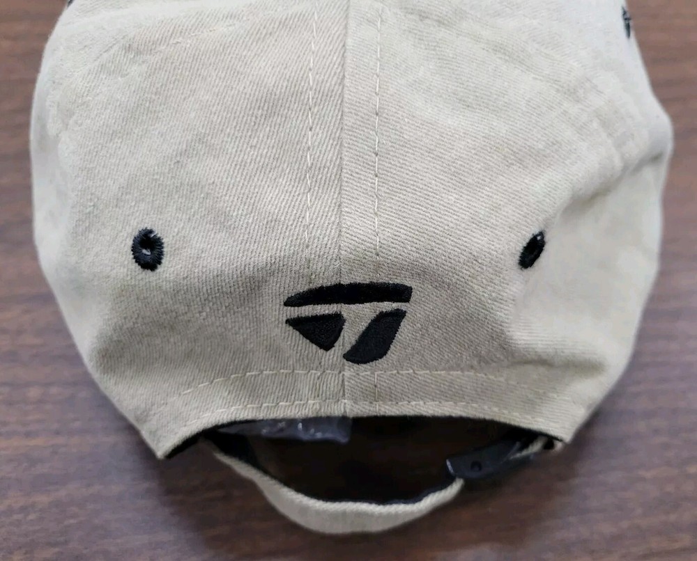 Taylor Made - Golf Hat Strapback Cap Adjustable Brown Tan Khaki PGA Baseball