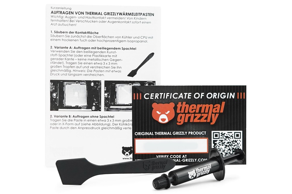 Thermal Grizzly Kryonaut theHigh Performance Thermal Paste Cooling All Processor