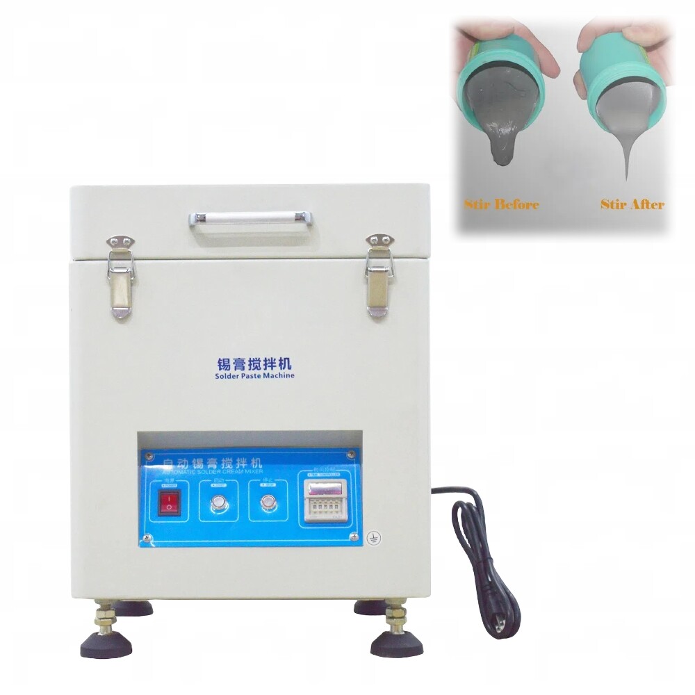 SMT Laboratory Full-automatic Tin Paste Ink Glue Mixer Blending Machine 110V