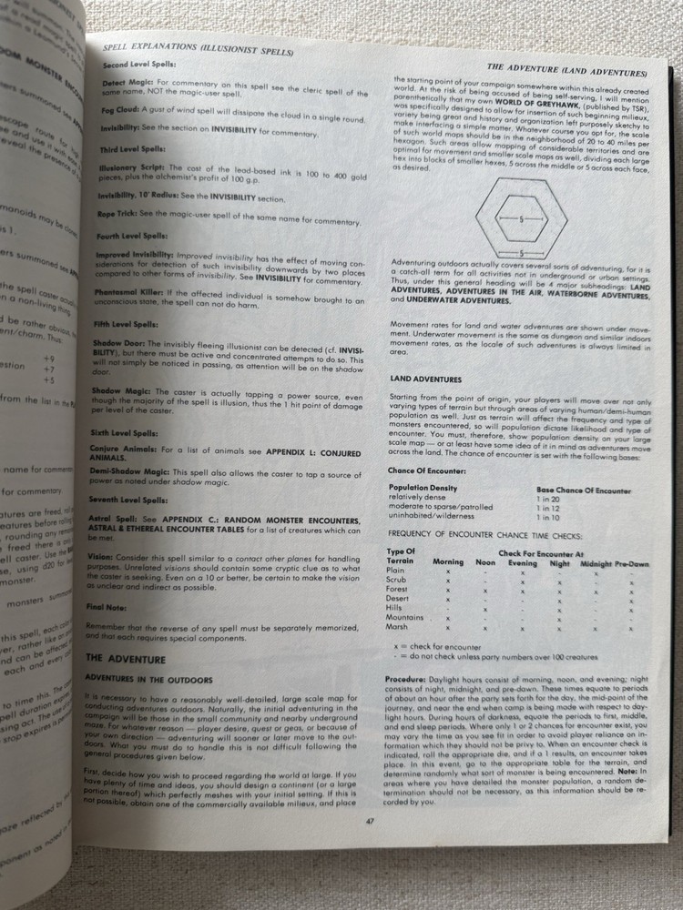 TSR Advanced Dungeons & Dragons Dungeon Masters Guide 1979 Hardcover