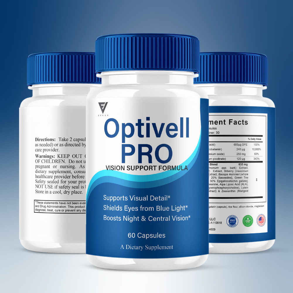 (5 Pack) Optivell Pro Vision Capsules, Optivell Advanced Formula (300 Capsules)
