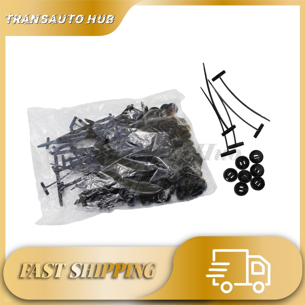 100x Black Nylon Cable Ties Heavy Duty Self-Locking Zip Ties Multi-Purpose