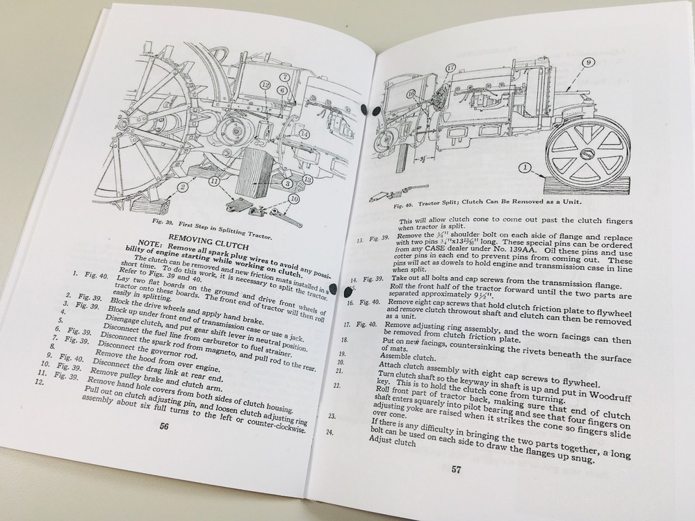 Case Cc Tractor Operators Owners Manual