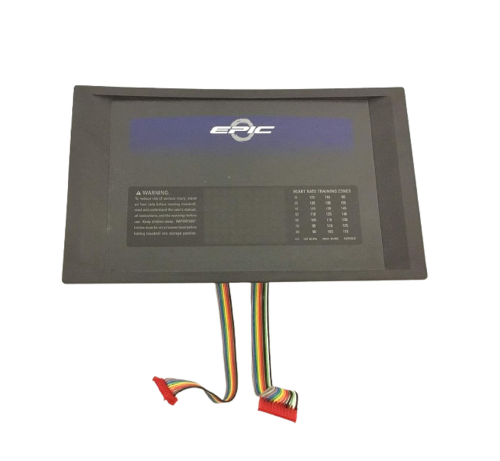 Epic T60 Treadmill Uppr Display Console Assembly