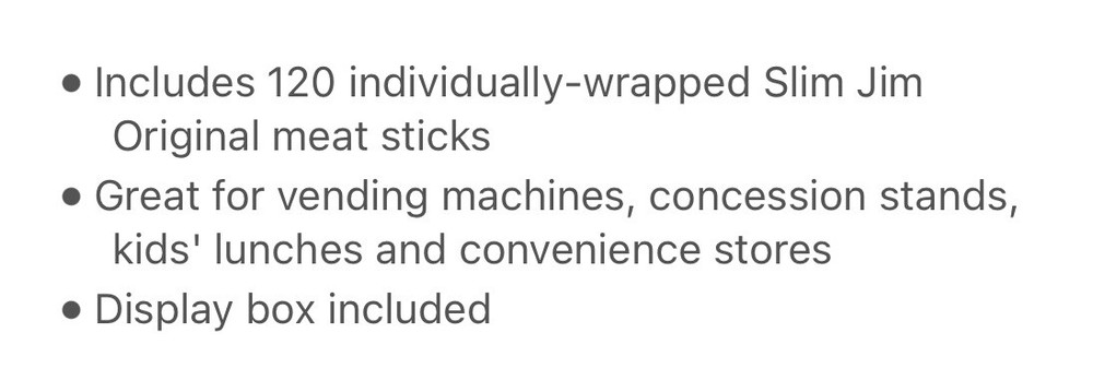 Slim Jim Original (120 ct.)