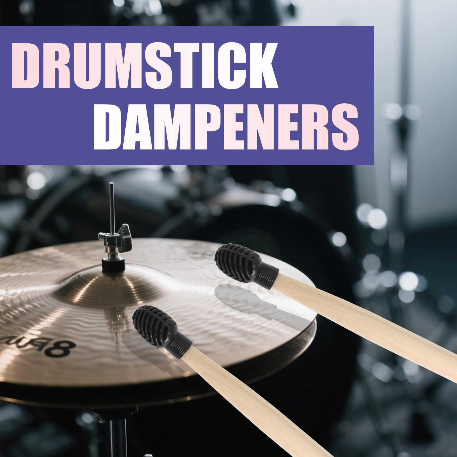 12-Piece Drum Mute Pads Set - Foam Silencer for 10 12 14 16 Inch...