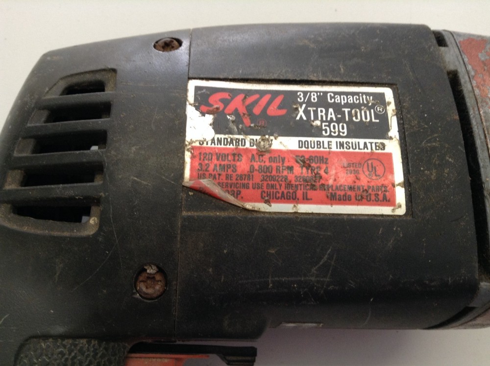 SKIL Xtra-Tool 599 Reversable Drill Hammer Chisel 3/8in (TESTED)