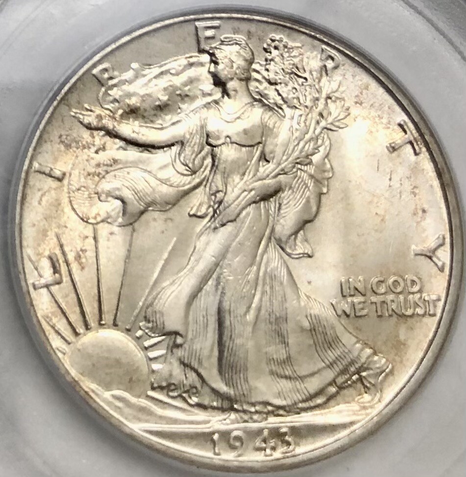 1943-P Walking Liberty Half Dollar PCGS MS 66