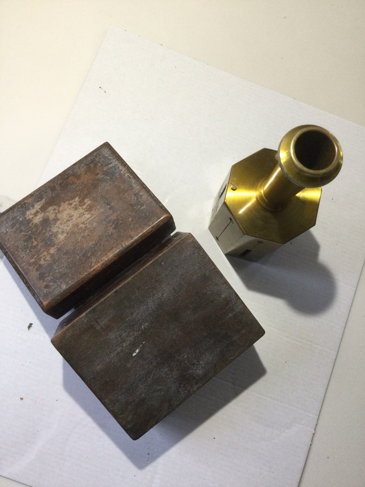 vintage brass instrument Optical Square Setting Out Tool