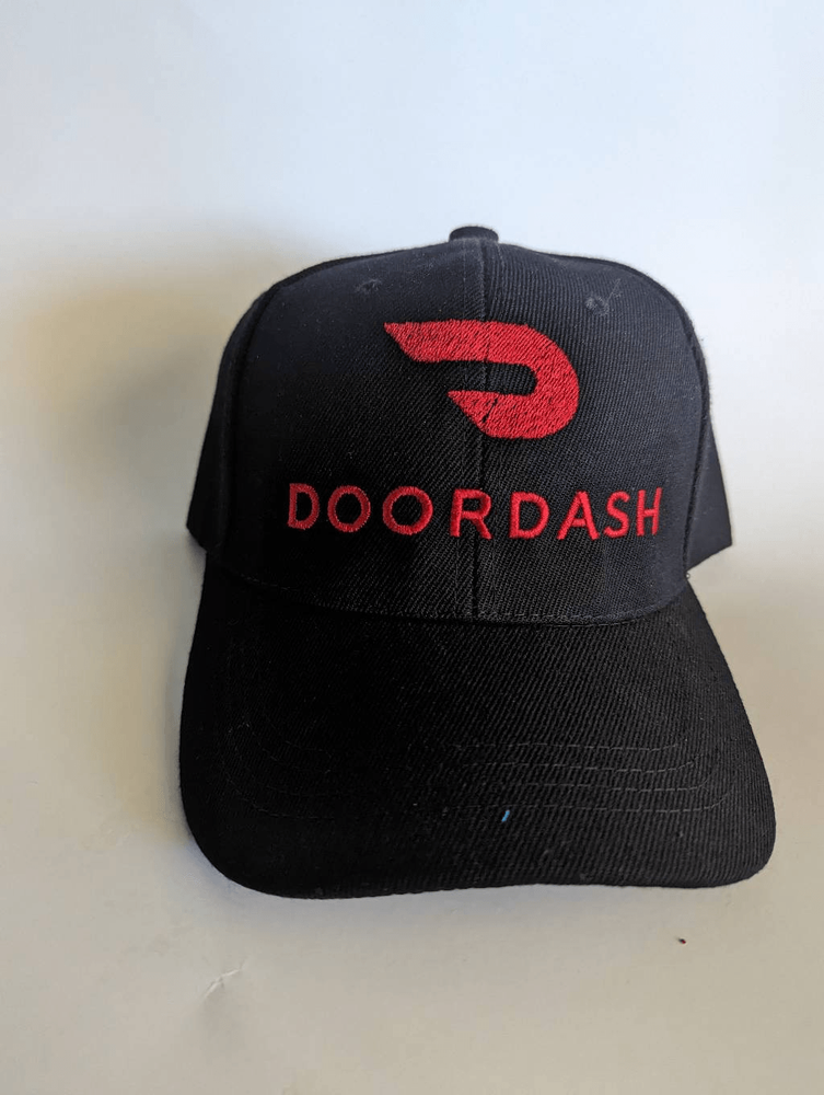 Doordash Hat Baseball Cap Hat Delivery Driver Adjustable Back Strap Dad Mom Hat