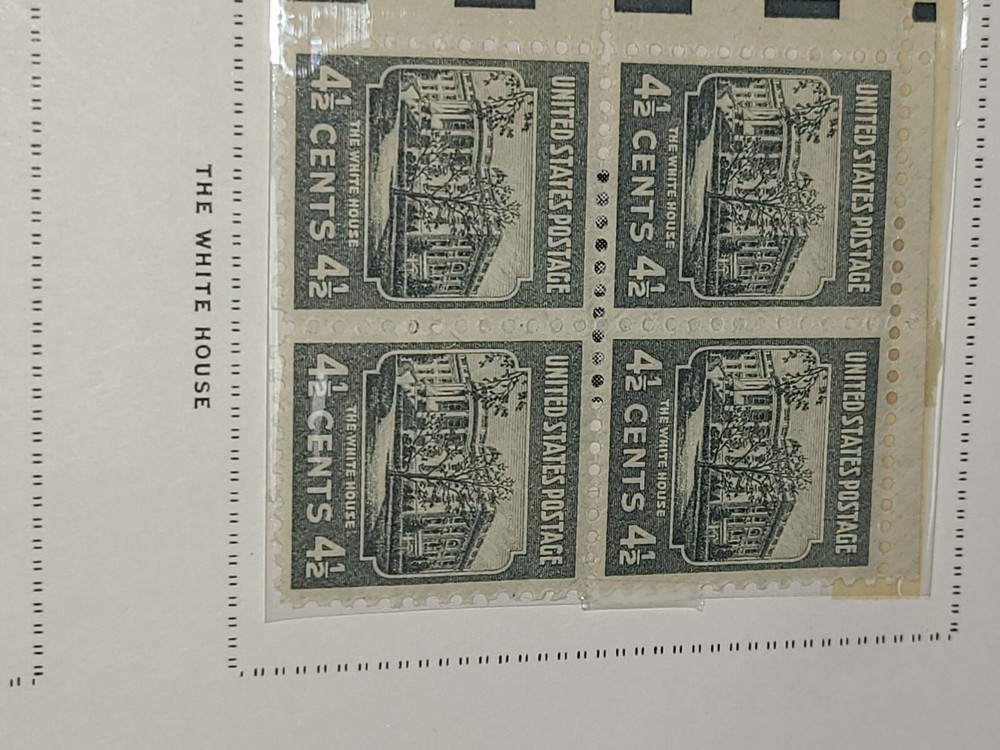 HARRIS LIBERTY BLOCK Postage Stamp Album with appx 172 block stamps