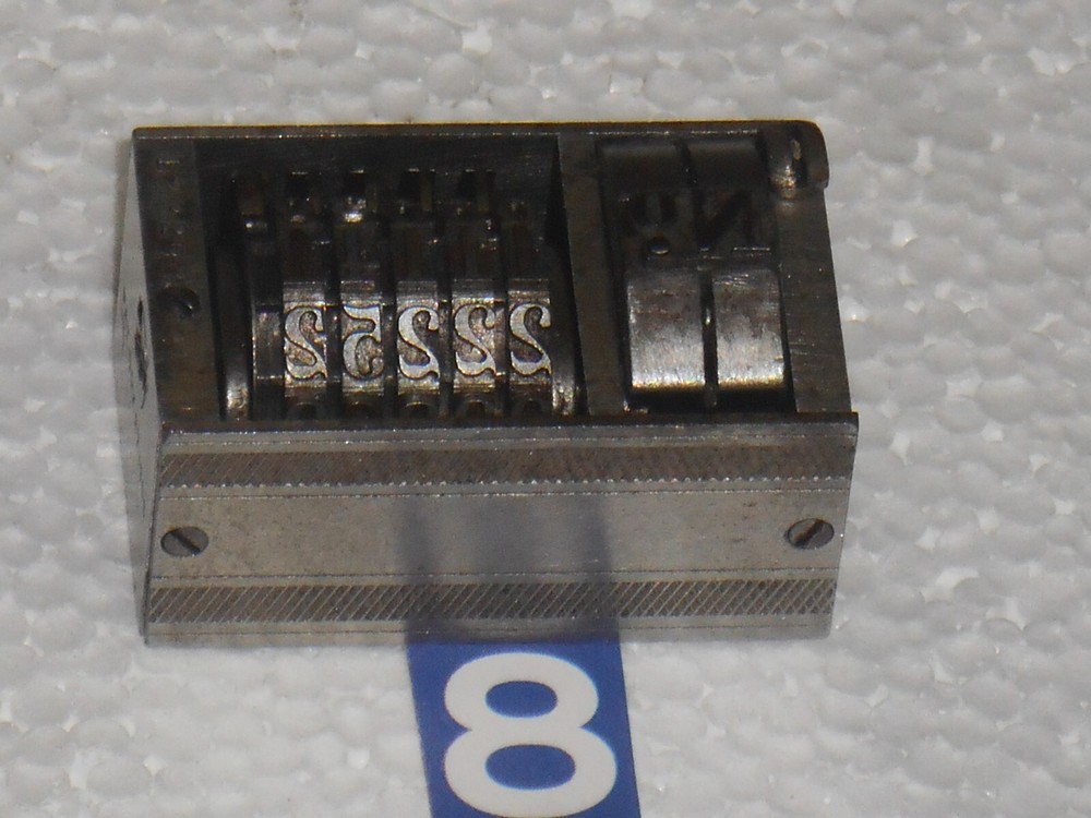 BOSTON Letterpress Numbering Machine | 8