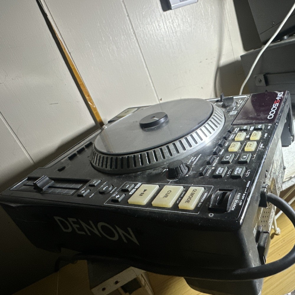 Denon DN-S5000 Single CD Player DJ Deck Pitch Control Platter Mode Black